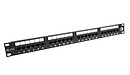 19" patch panel Solarix 24 x RJ45 CAT6 UTP 350 MHz černý 1U SX24-6-UTP-BK - Solarix - Patch panely