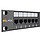 Produkt 19" patch panel Solarix 24 x RJ45 CAT6 UTP 350 MHz černý 1U SX24-6-UTP-BK - Solarix - Patch panely