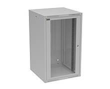 Rozvaděč nástěnný GrandN DUO 20U 600mm, dveře sklo, RAL 7035, GrandND-20U-66-11-G - Solarix - Nástěnné 19"