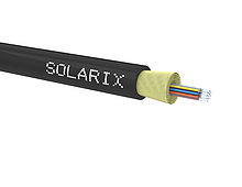 DROP1000 kabel Solarix 16vl 9/125 3,6mm LSOH E<sub>ca</sub> černý 1000m SXKO-DROP-16-OS-LSOH - Solarix - Kabel optický