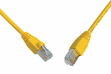 Produkt Patch kabel CAT5E SFTP PVC 1m žlutý snag-proof C5E-315YE-1MB - Solarix - Patch kabely