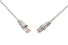 Patch kabel CAT6 UTP PVC 0,5m šedý snag-proof C6-114GY-0,5MB - Solarix - Patch kabely