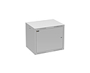 Rozvaděč nástěnný GrandN DUO 9U 450mm, dveře plech, RAL 7035, GrandND-9U-645-21-G - Solarix - Nástěnné 19"