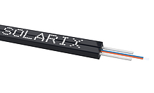MDIC kabel Solarix 02vl 9/125 3mm LSOH E<sub>ca</sub> černý 1000m SXKO-MDIC-2-OS-LSOH-BK - Solarix - Kabel optický