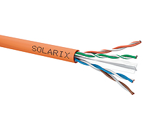 Instalační kabel Solarix CAT6 UTP LSOHFR B2<sub>ca</sub>-s1,d1,a1 500m SXKD-6-UTP-LSOHFR-B2ca - Solarix - Kabely drát