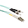 Patch kabel Solraix 50/125 LCupc/STupc MM OM3 1m duplex SXPC-LC/ST-UPC-OM3-1M-D - Solarix - Patch kabely