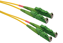 Patch kabel 9/125 E2000apc/E2000apc SM OS 1m duplex SXPC-E2000/E2000-APC-OS-1M-D - Solarix - Patch kabely