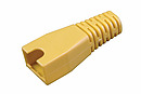 Ochrana RJ45 non-snag proof žlutá S45NSP-YE pro kabely s celkovým průměrem do 5,5 mm - Solarix - Ochrany