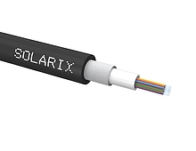 Univerzální kabel CLT Solarix 24vl 50/125 LSOH E<sub>ca</sub> OM2 černý SXKO-CLT-24-OM2-LSOH - Solarix - Kabel optický