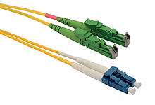 Patch kabel 9/125 E2000apc/LCupc SM OS 1m duplex SXPC-E2000/LC-APC/UPC-OS-1M-D - Solarix - Patch kabely