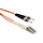 Patch kabel Solarix 50/125 LCupc/STupc MM OM2 2m duplex SXPC-LC/ST-UPC-OM2-2M-D - Solarix - Patch kabely