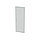 Dveře plechové s perforací LC-50, 33U, šířky 600, RAL7035, 1-bodový zámek - Solarix - Příslušenství