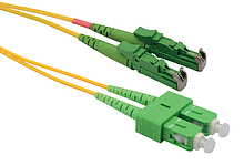 Patch kabel 9/125 E2000apc/SCapc SM OS 7m duplex SXPC-E2000/SC-APC-OS-7M-D - Solarix - Patch kabely