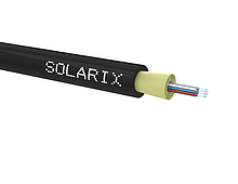 DROP1000 kabel Solarix 12vl 9/125 3,2mm LSOH E<sub>ca</sub> černý 500m SXKO-DROP-12-OS-LSOH - Solarix - Kabel optický