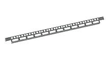 Vnitřní lišta 12U SENSA LITE  pro rozvaděč nástěnný VF-12U-SENSALITE - Solarix - Příslušenství