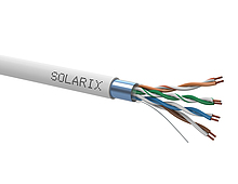 Kabel licna Solarix CAT5E FTP PVC šedý 305m/box SXKL-5E-FTP-PVC-GY - Solarix - Kabely licna