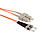 Patch kabel Solarix 50/125 SCupc/STupc MM OM2 2m duplex SXPC-SC/ST-UPC-OM2-2M-D - Solarix - Patch kabely